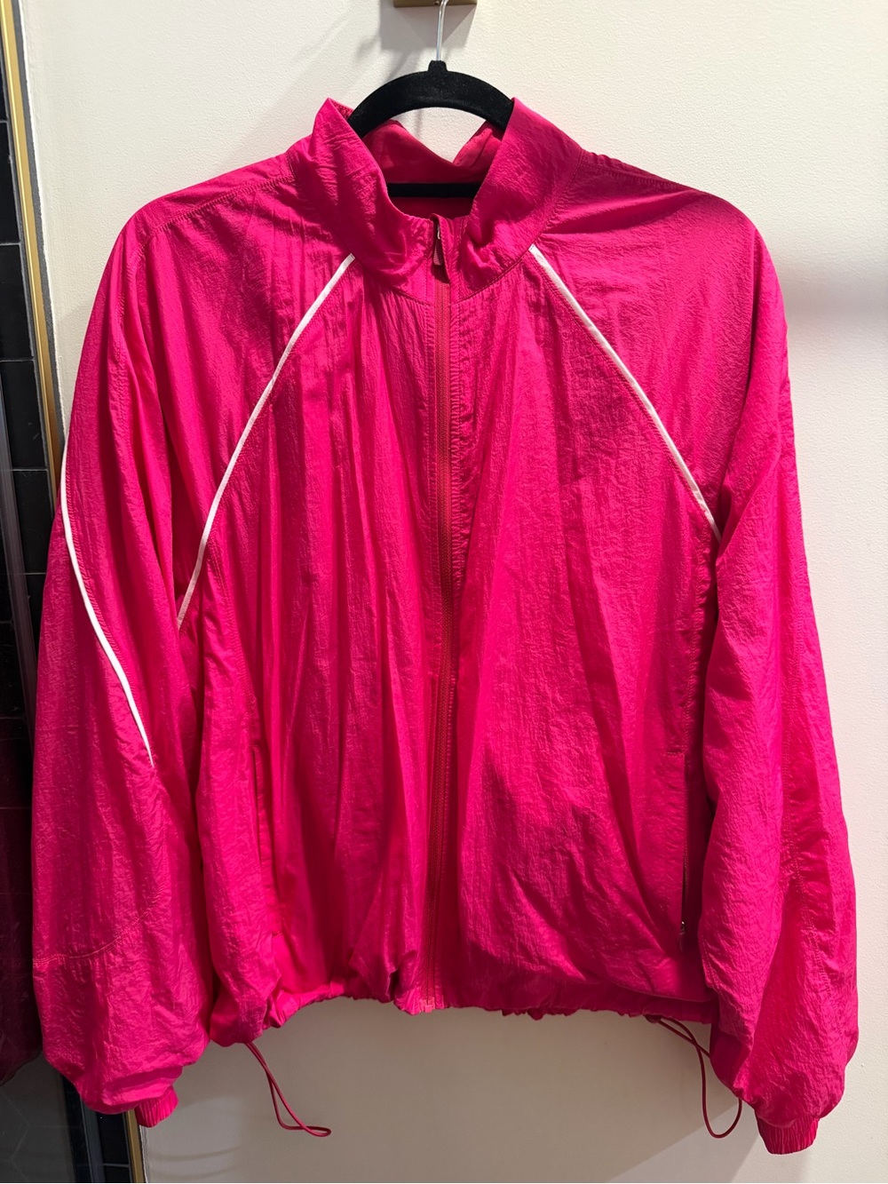 lululemon athletica Bright Pink Zip-Up Track Jacket